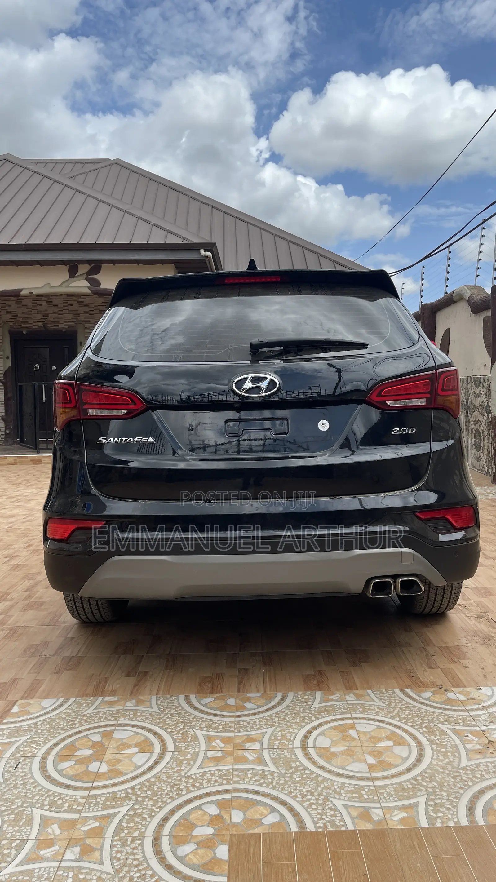 Hyundai Santa Fe Limited Ultimate AWD 2018 Black