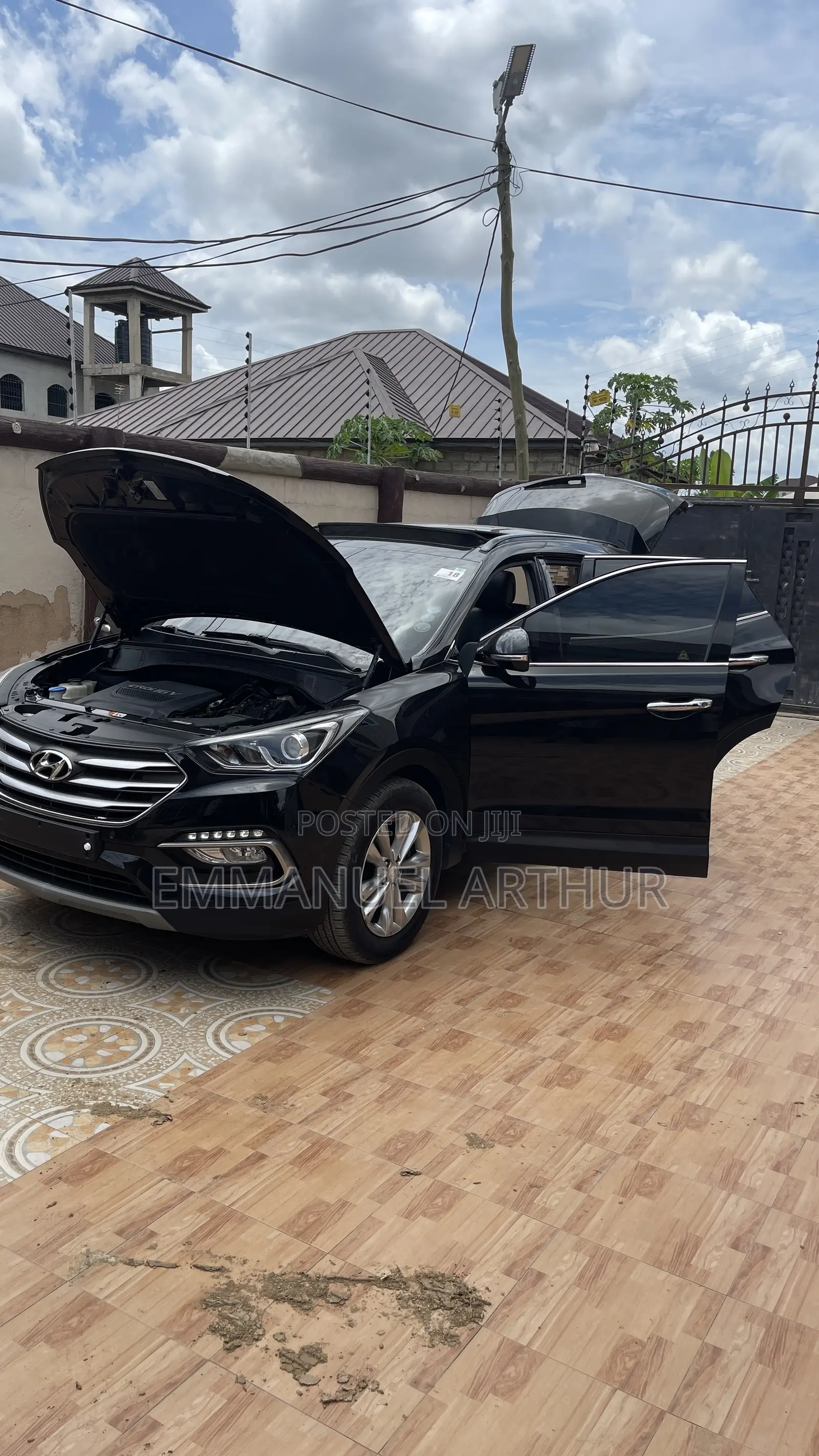 Hyundai Santa Fe Limited Ultimate AWD 2018 Black