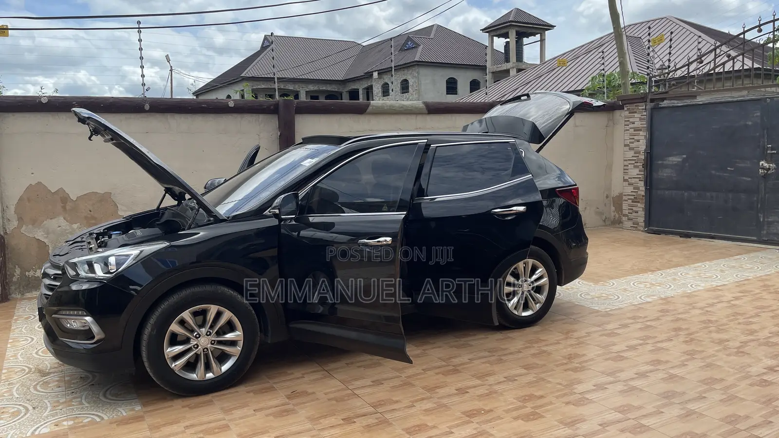 Hyundai Santa Fe Limited Ultimate AWD 2018 Black