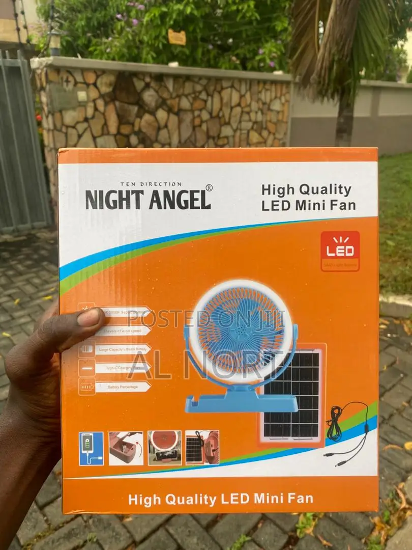 Night Angel High Quality Led Mini Fan