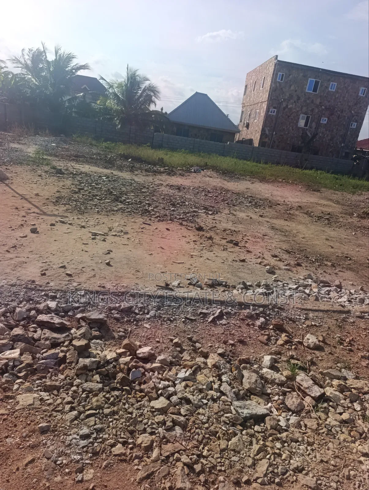 1 Half Plot Available for Sale at Pokuase