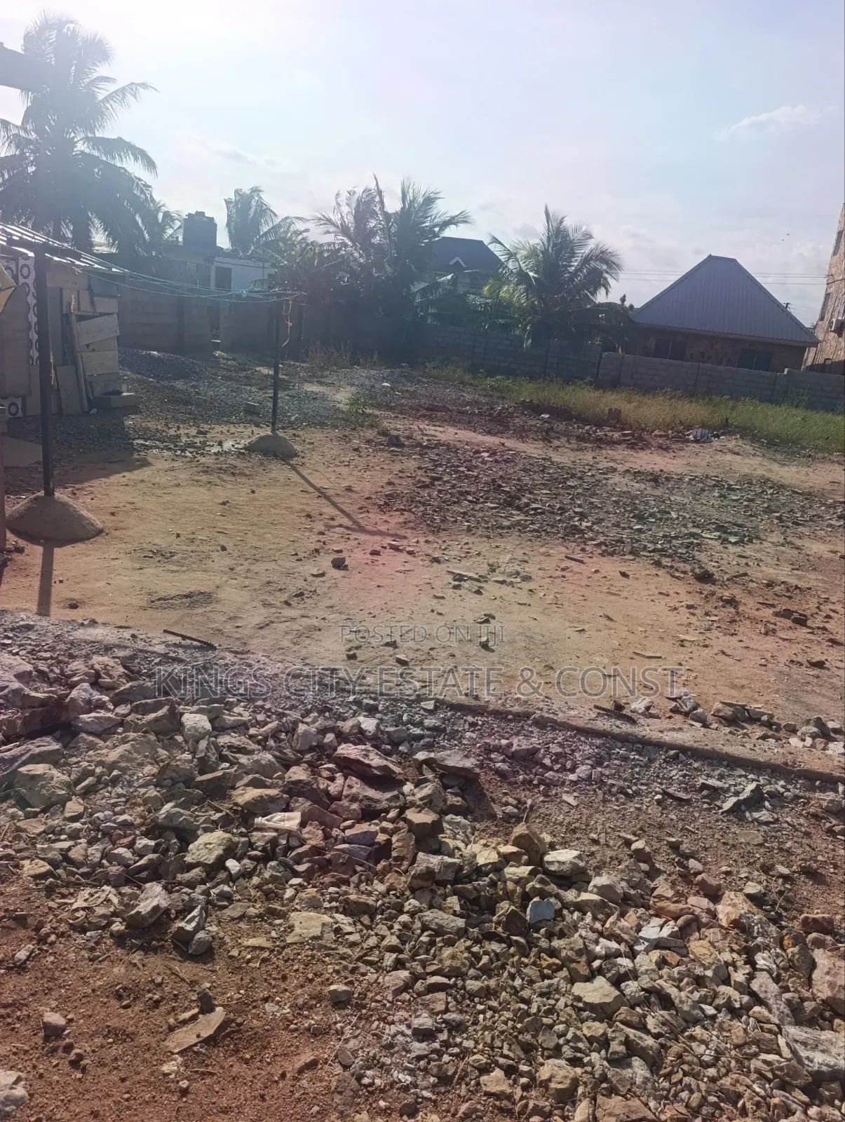 1 Half Plot Available for Sale at Pokuase