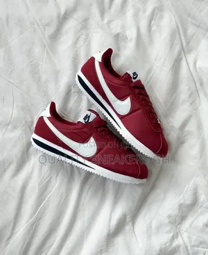 Nike Cortez Wine and White