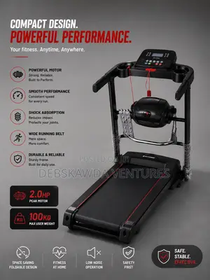Sport Treadmill 110kg With Massager