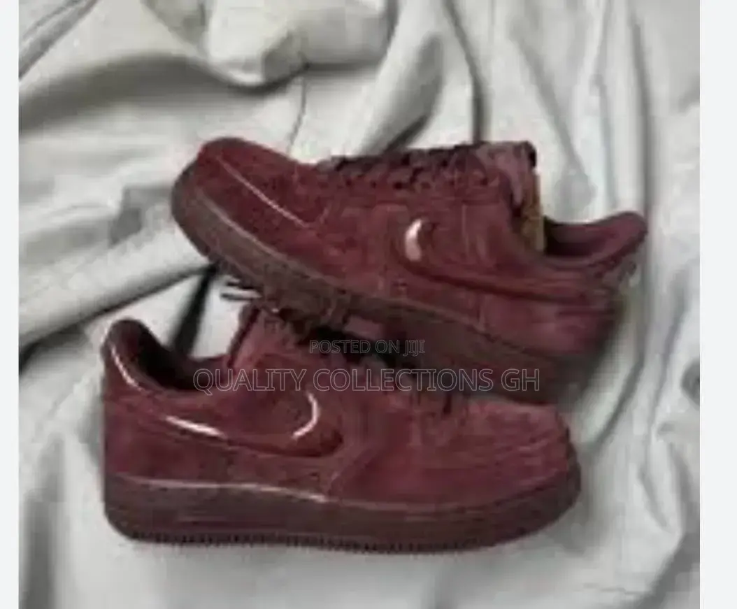 Nike Airforce 1 Crush Burgundy