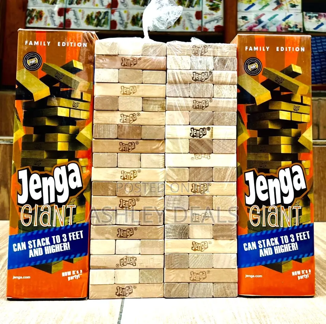 Jenga Blocks and Uno Cards Game Combo