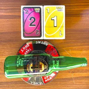 Spin the Bottle and Uno Cards Combo