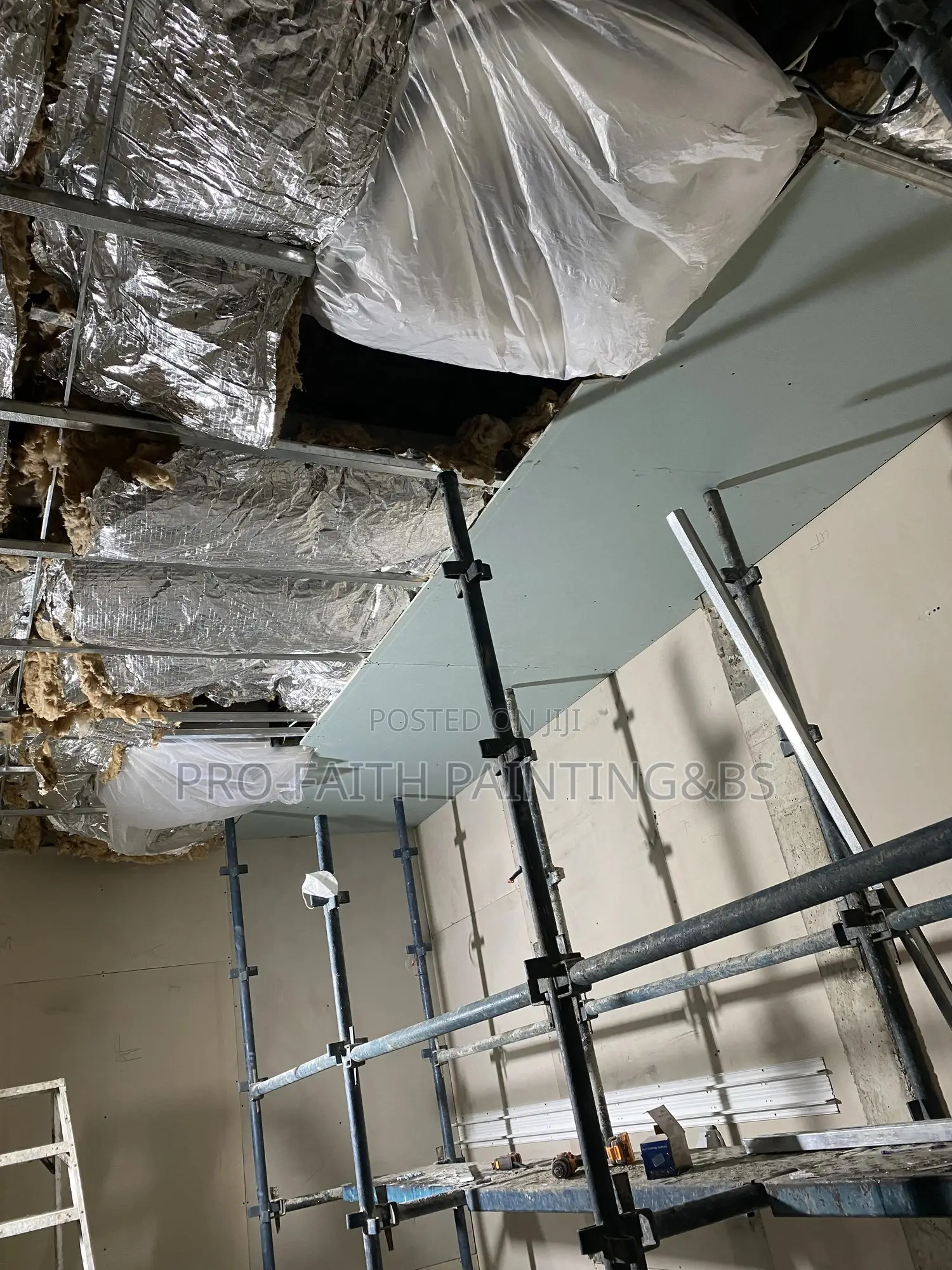 Plaster Board Installation and Painting(Drywall)