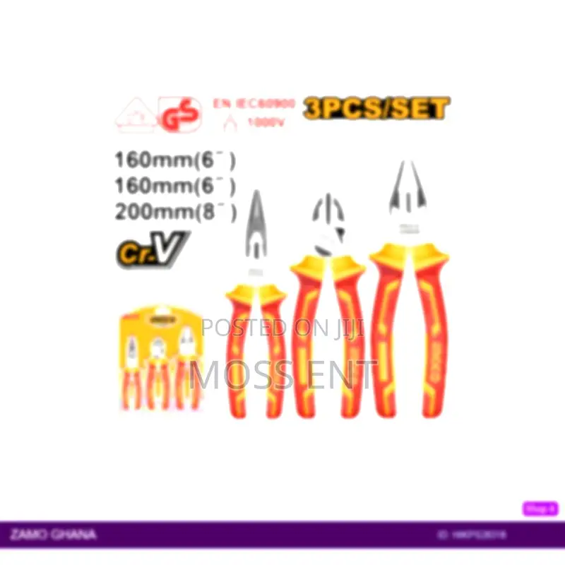 3 PCS Insulated Pliers - Hikps28318