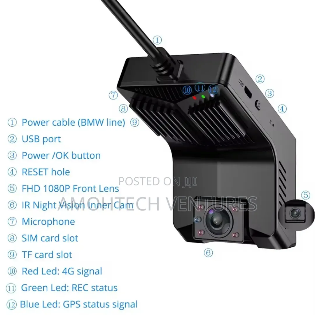 Dual Lens Dash Cam – 4g Lte | Ultra Hd