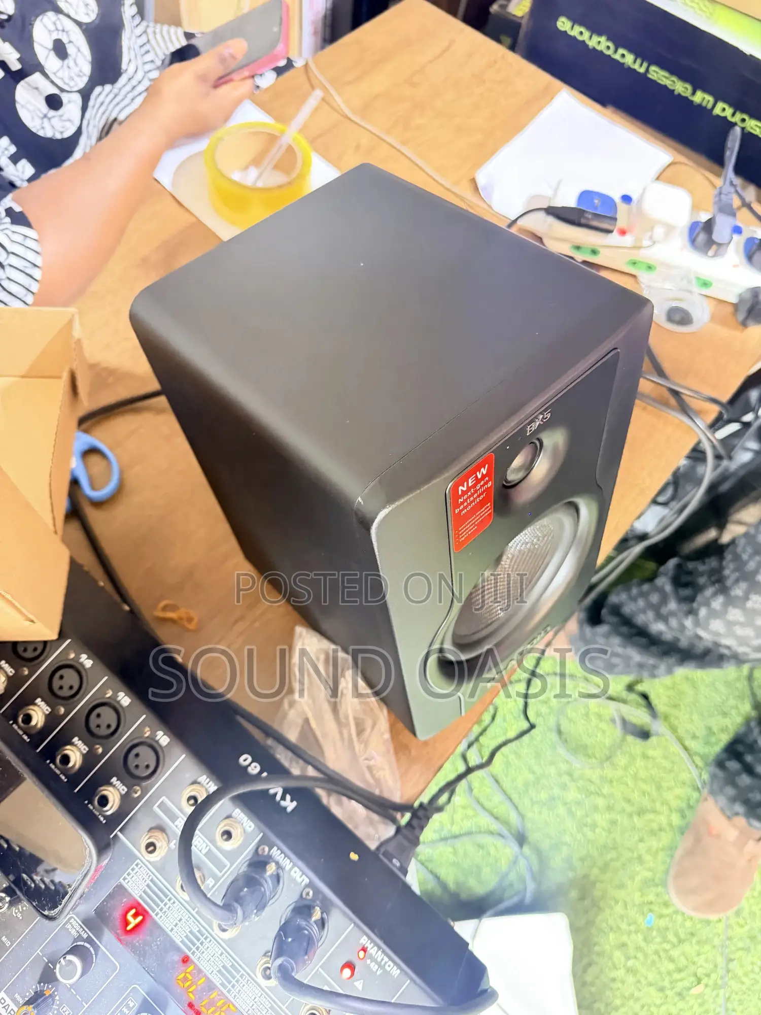 A Pair of M-Audio Bx5 D2 Active Studio Monitors