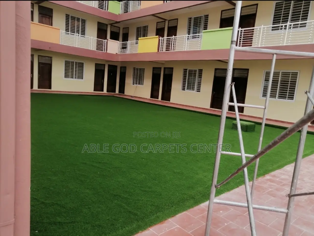 Green Grass Carpets for Hostels and Hotels Compound