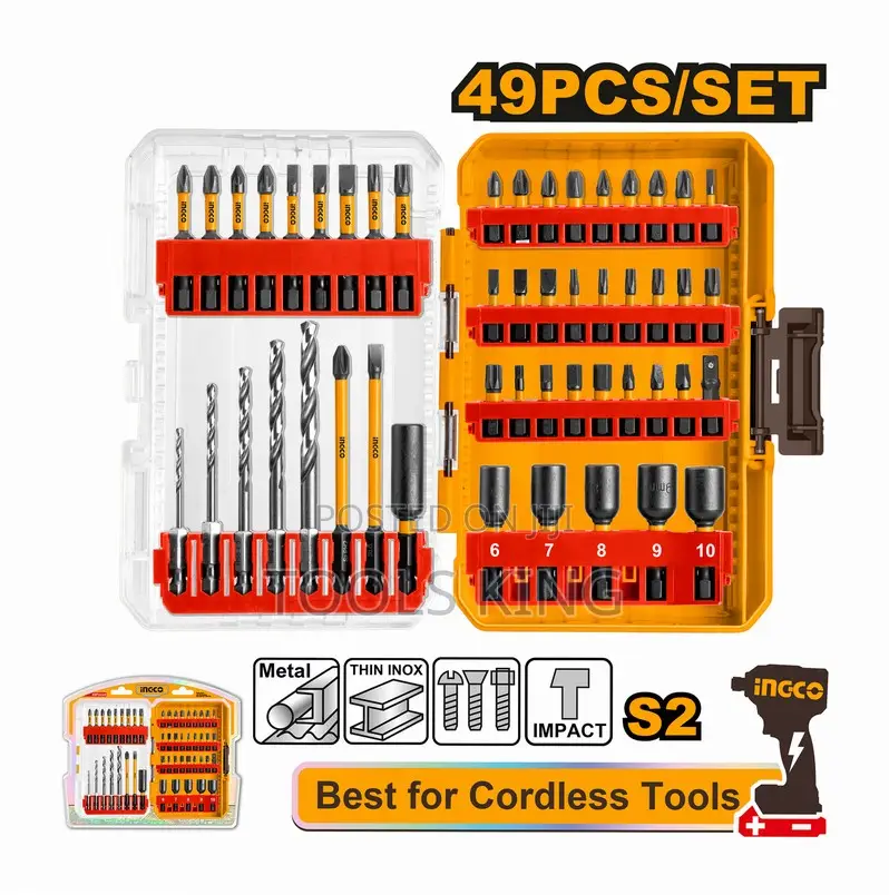 49 PCS Impact Screwdriver Bits - Akdl24906