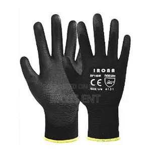 Irona Gloves Pu Polyester Black 10 Inch Xl - Iro-130-b