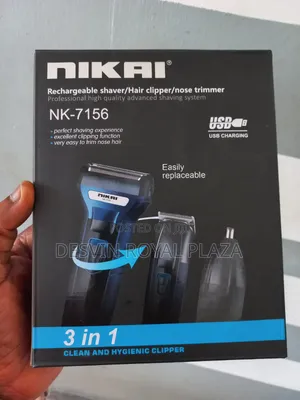 Nikai Shaver, Hair Clipper and Nose Trimmer (3 in 1 )