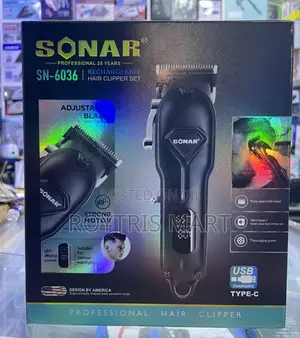 Sonar Hair Clipper With All Accessories