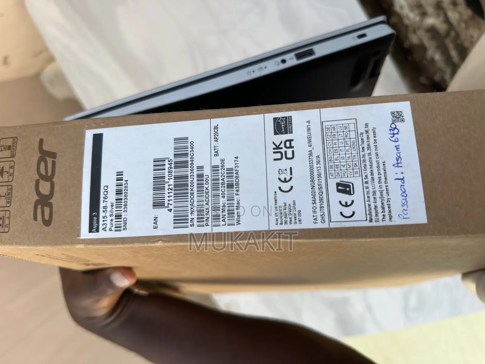 Laptop Acer Aspire 3 A315-53 16GB Intel Core i7 SSHD (Hybrid) 256GB