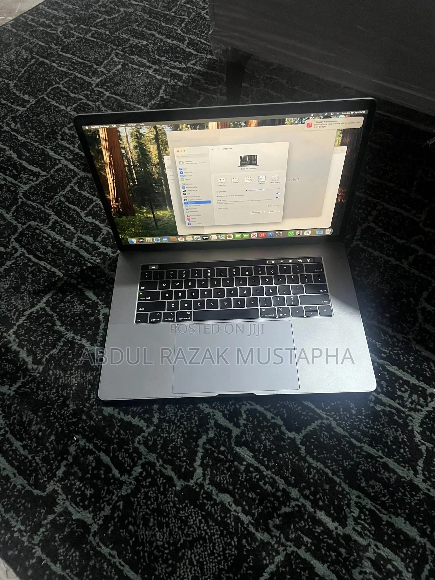 Laptop Apple MacBook Pro 2018 16GB Intel Core i7 SSD 512GB