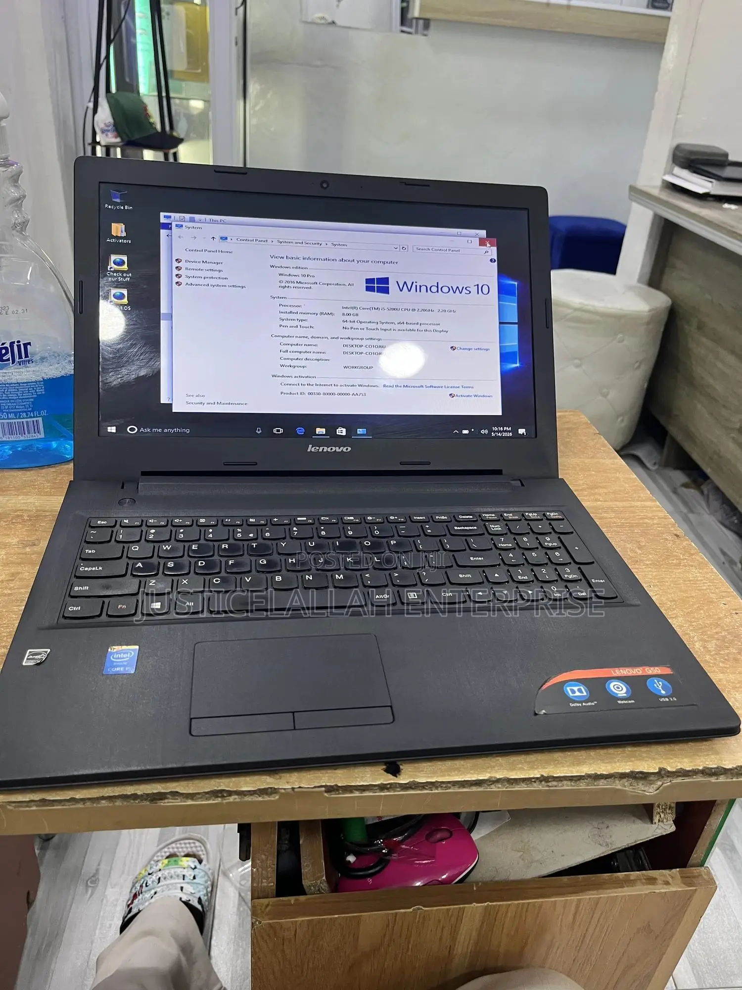 Laptop Lenovo G50-70 8GB Intel Core i5 HDD 500GB