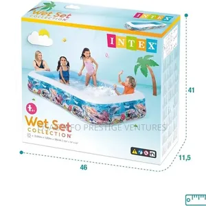 Intex Wet Set Collection Inflatable Family Swimming Pool