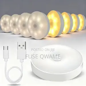 Wireless Motion Sensor Night Light -Usb Rechargeable, Indoor Use