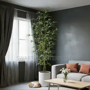 190cm / 6ft Tall Green Artificial Potted Bamboo
