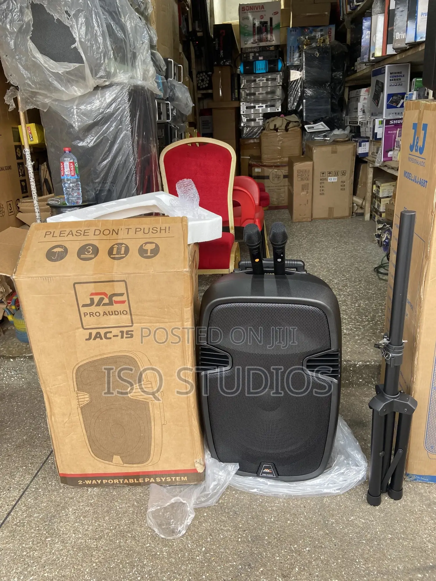 Jac Pro Audio 15 Inches Rechargeable Speaker