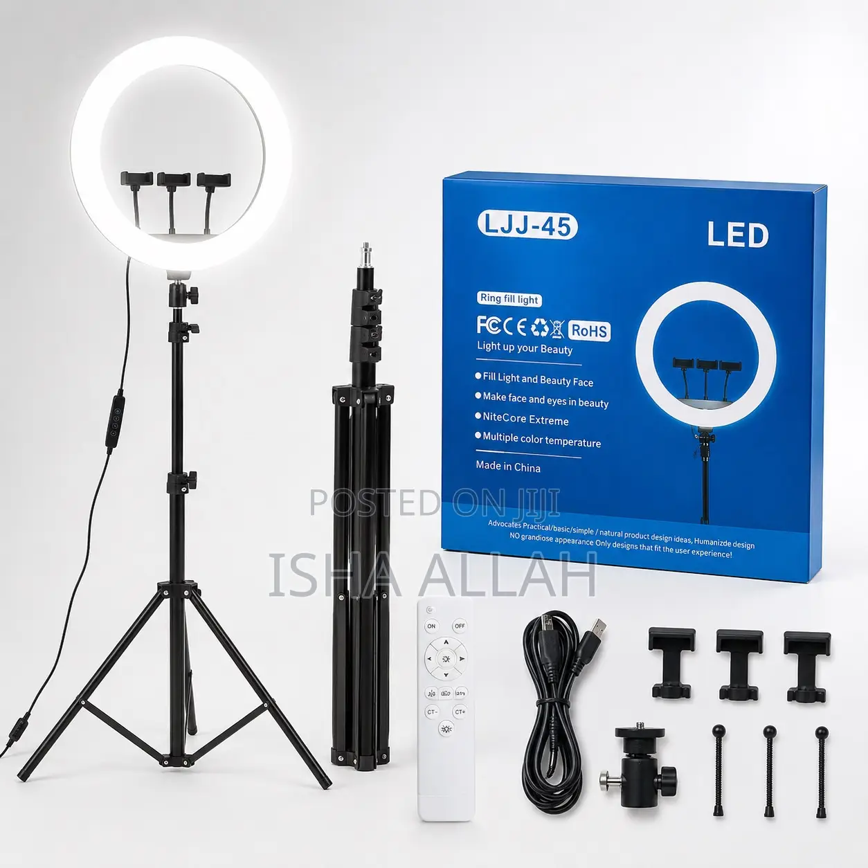 14iches Ringlight With Tripod
