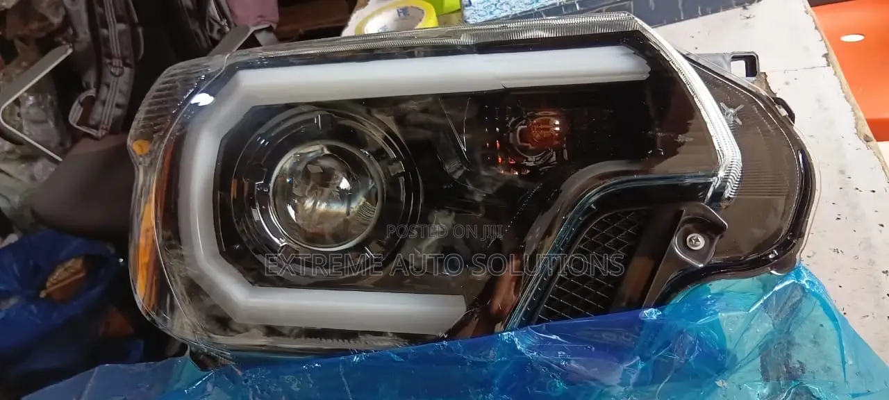 2012-2015 Toyota Tacoma Led DRL Bar Projector Headlights Headlamp