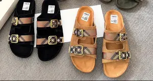 Burberry Suede Urchin Sandals