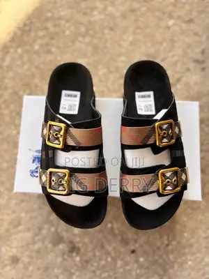 Burberry Suede Urchin Sandals