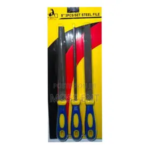 LCJ 3pcs 8 Inch Metal Steel File Set - H250254