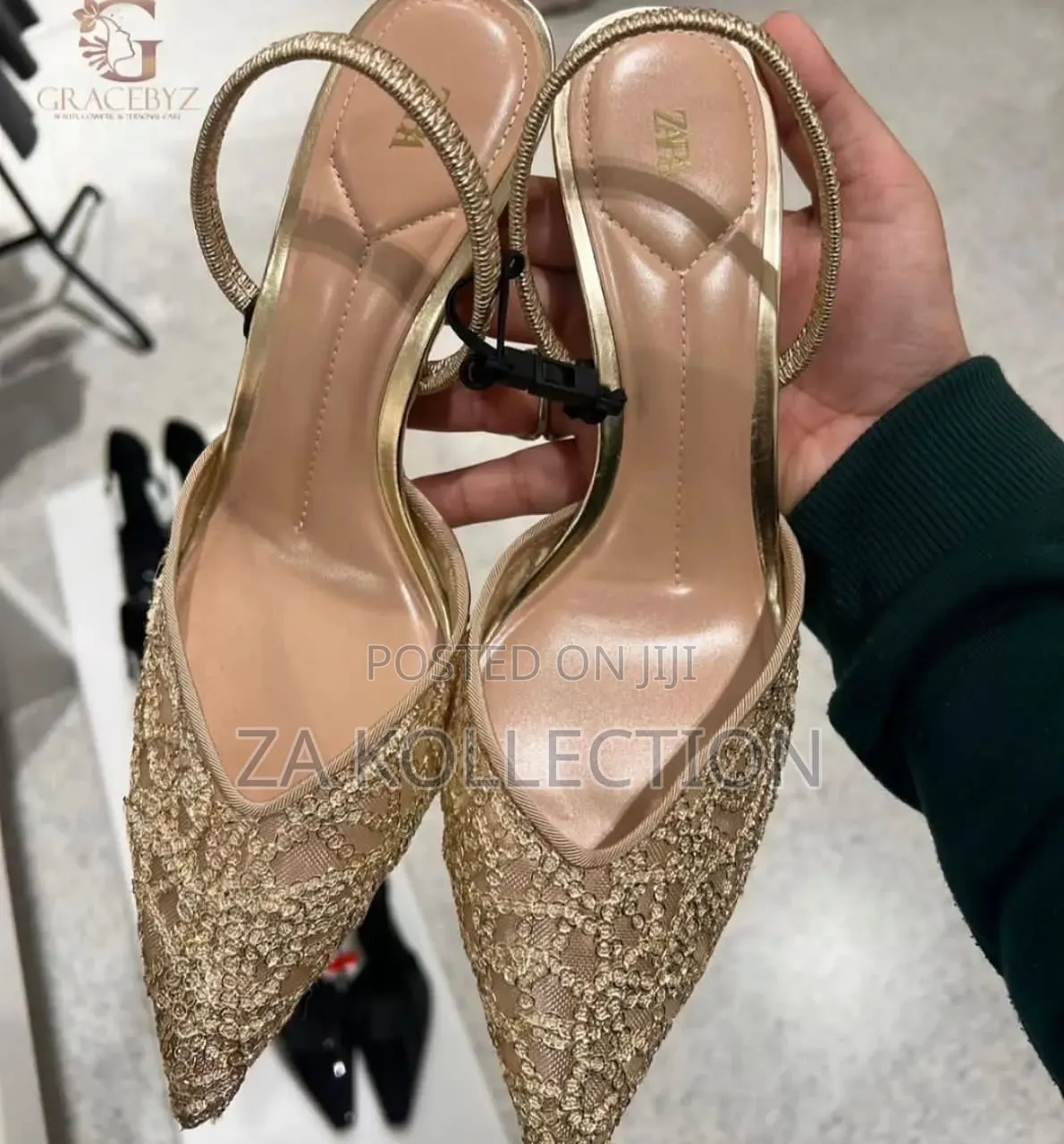 Women's Zara Gold Heels