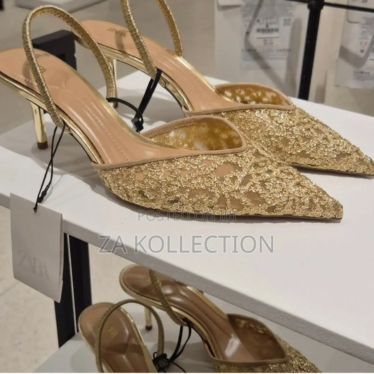 Women's Zara Gold Heels