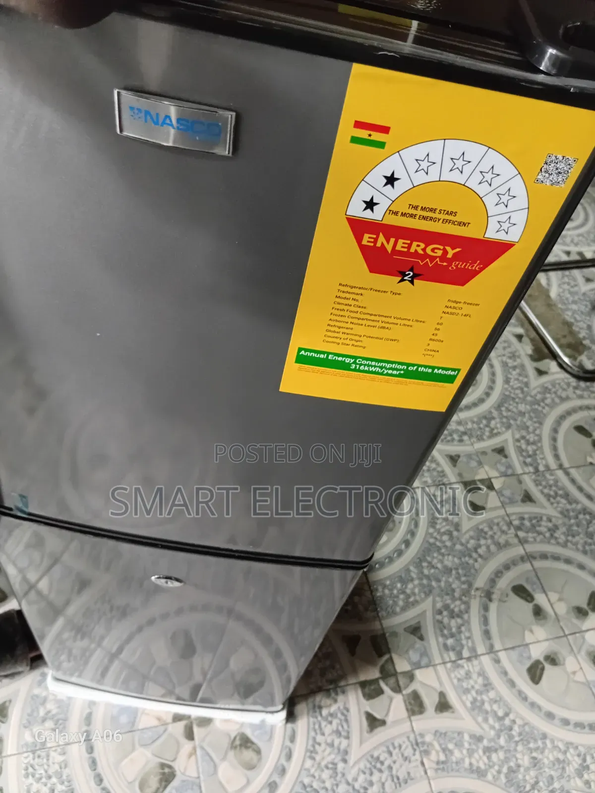 Nasco 116l Compact Refrigerator – Fast Cooling Energy Saving