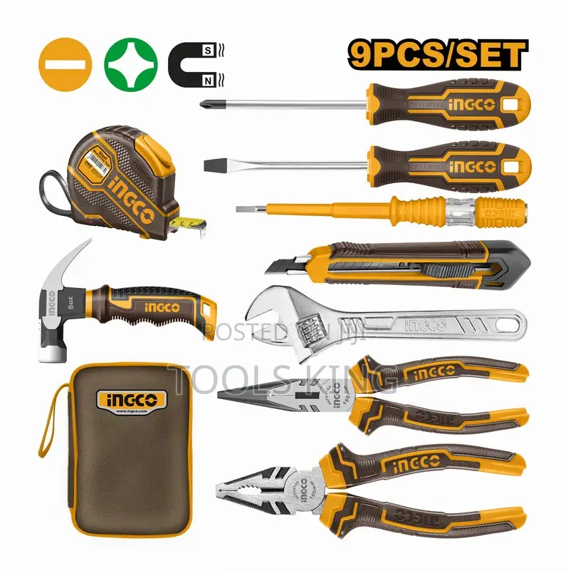 9 PCS Hand Tools - Hkth20809