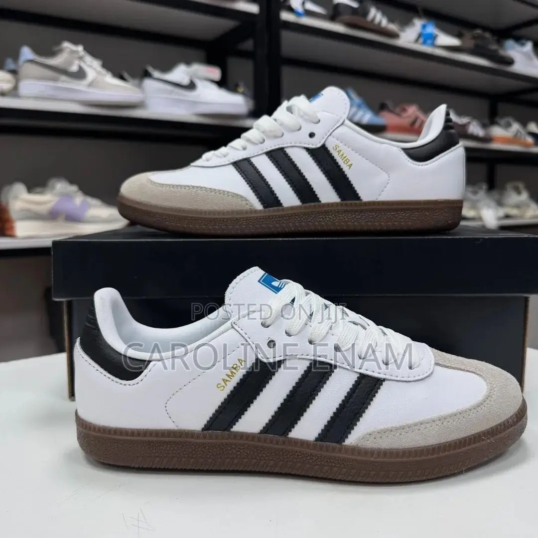 Adidas Samba Classic Sneakers – White Black
