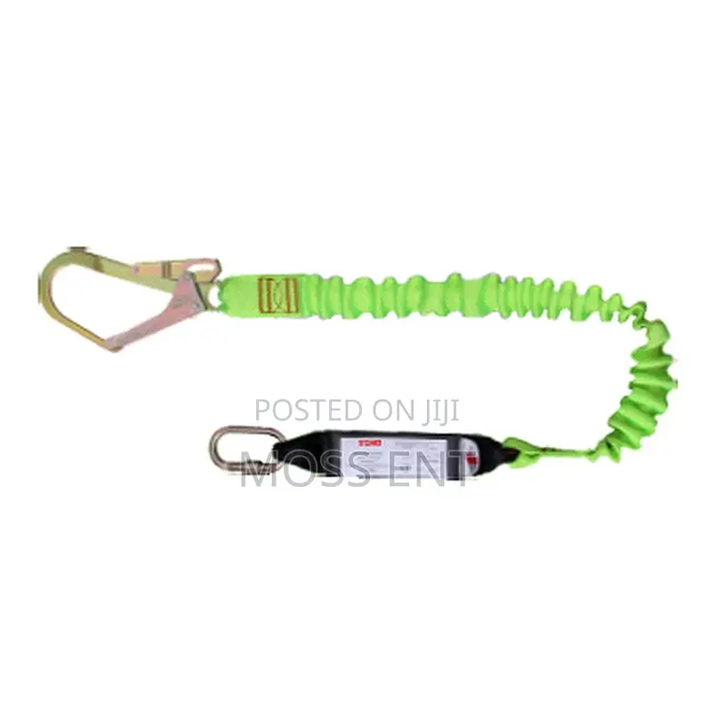 Fall Arrest Lanyaerd Single With Energy Absorber Green 1.8m 45 - Ml211