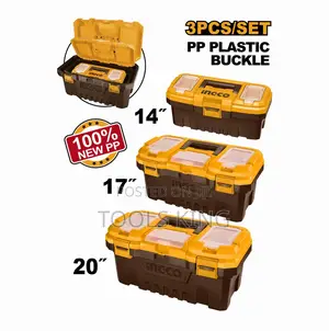 3 PCS Plastic Tool Boxes - Pbxk0301
