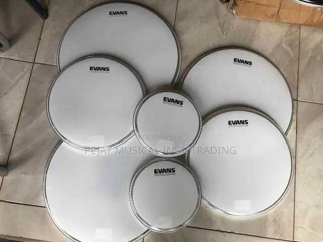 Original Evans Uv2 Drum Heads | Set Single – Kumasi