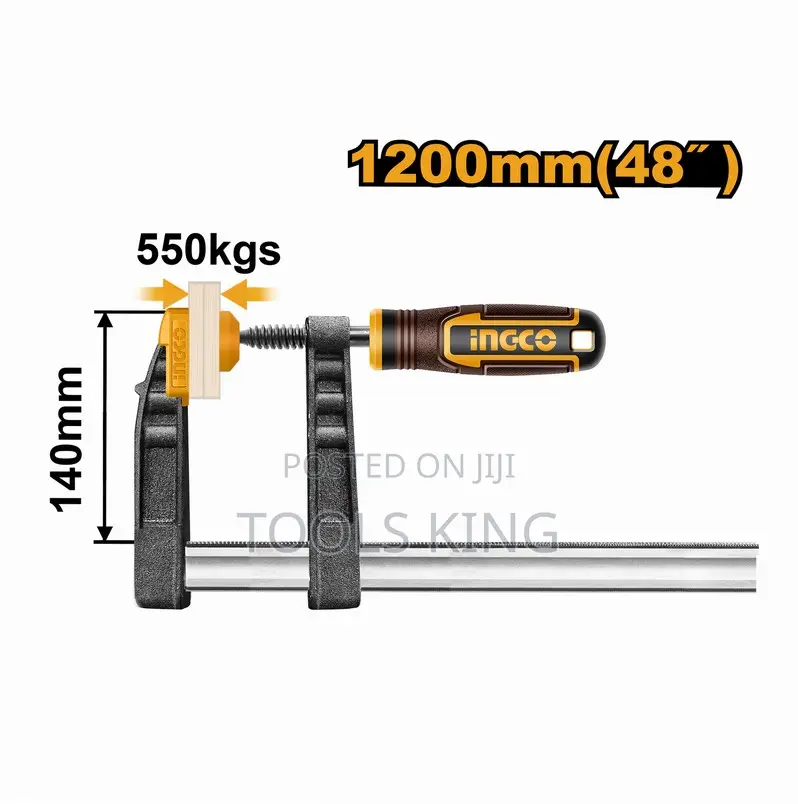 F Clamp With Plastic - Hfc021401