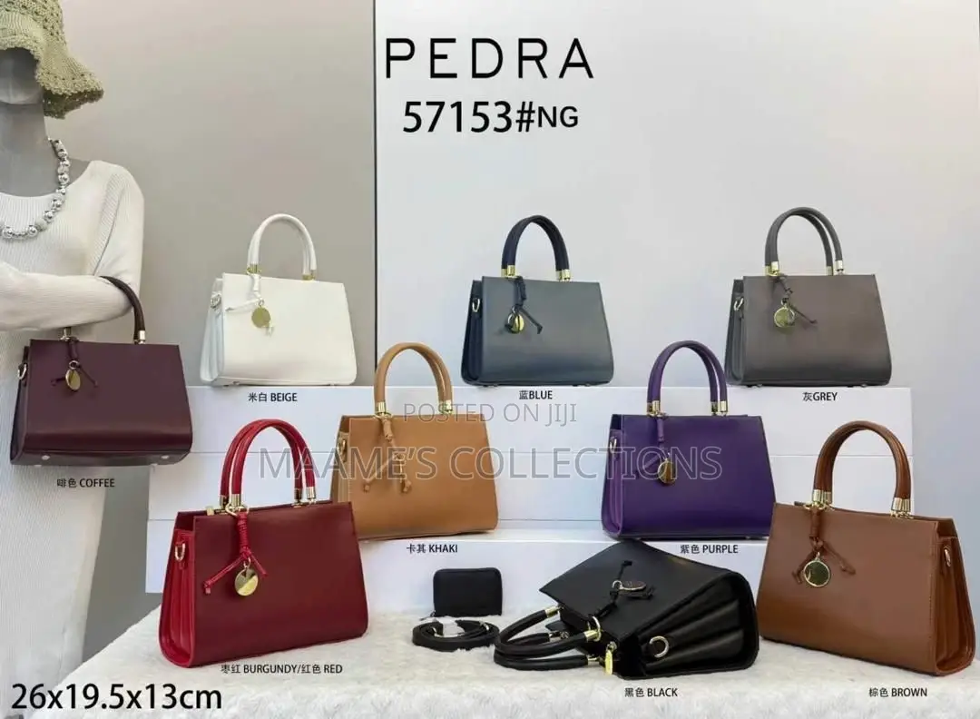 Pedra Quality Women’S Handbag With Purse and Long Strap.