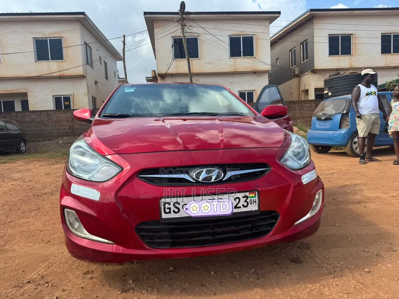 Hyundai Accent GLS 4dr Sedan (1.6L 4cyl 6A) 2015 Red