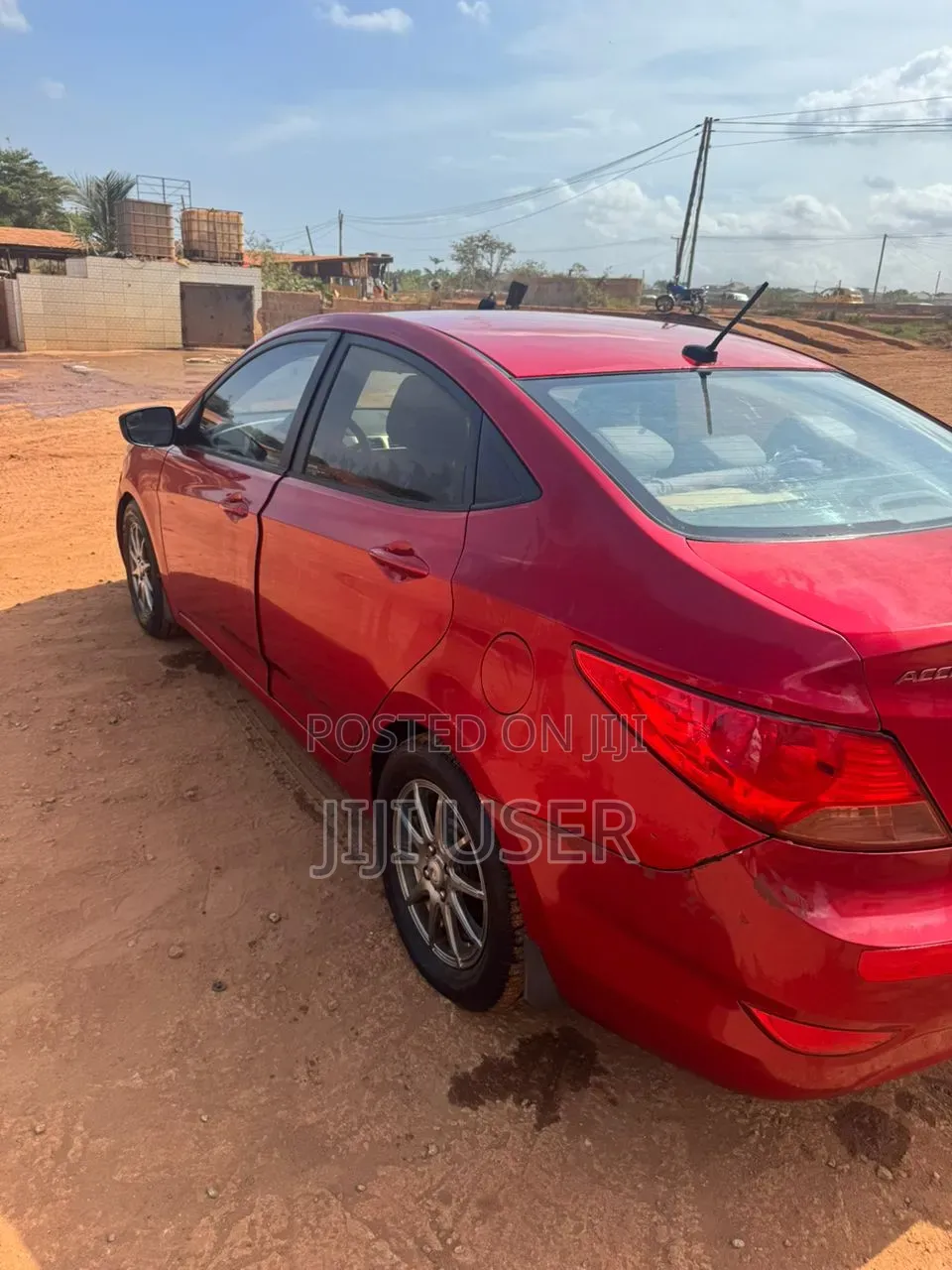 Hyundai Accent GLS 4dr Sedan (1.6L 4cyl 6A) 2015 Red