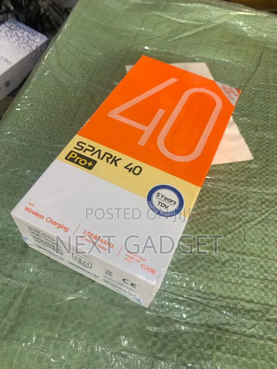 New Tecno Spark 40 Pro+ 256 GB Black