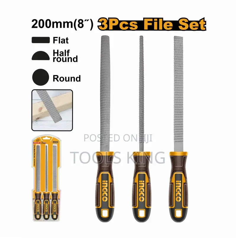 3 PCS Wood File - Hktfw0308