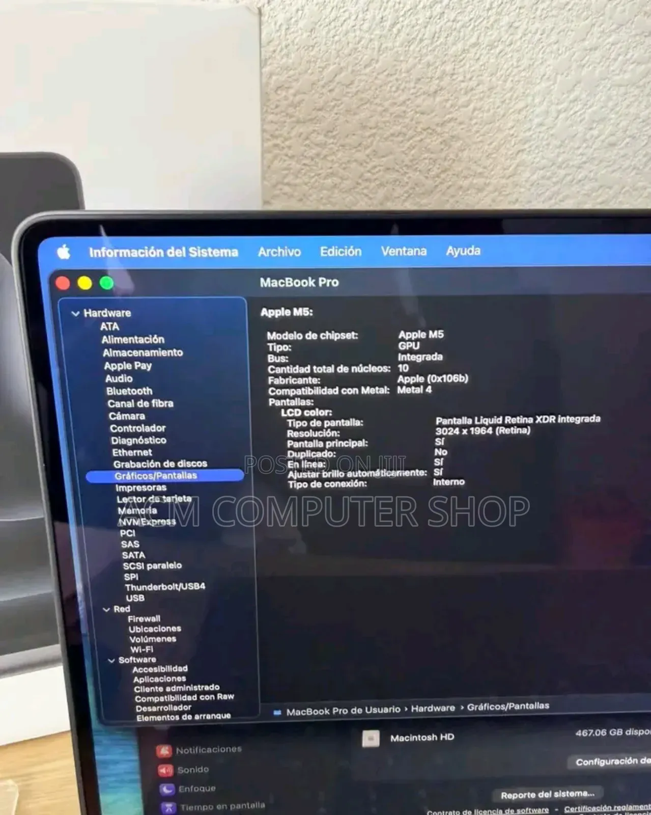 New Laptop Apple MacBook Pro 2025 M5 14-inch 16GB Apple M5 SSD 512GB