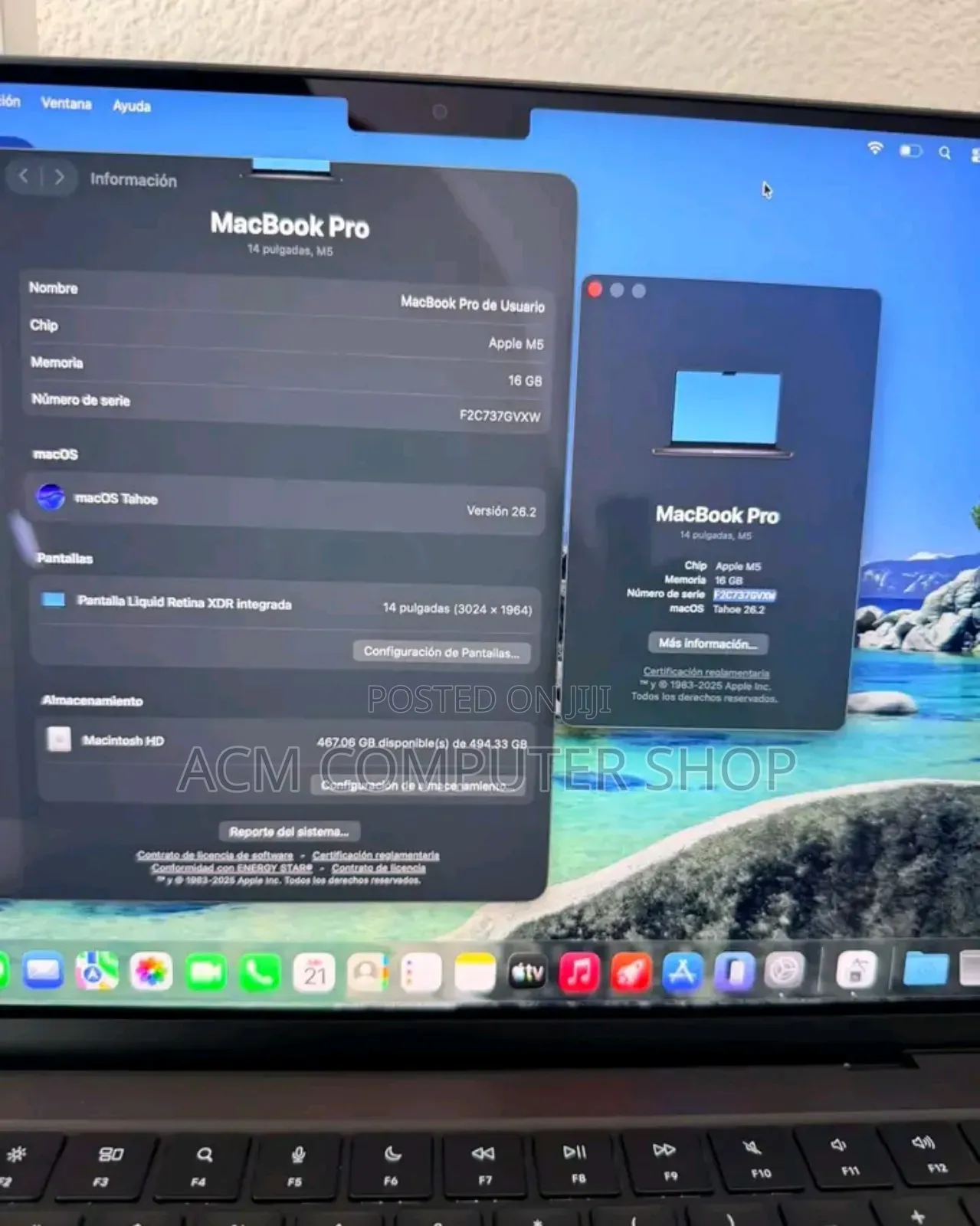 New Laptop Apple MacBook Pro 2025 M5 14-inch 16GB Apple M5 SSD 512GB
