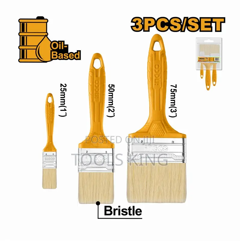 3 PCS Paint Brush - CHPTB