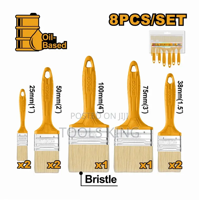 8 PCS Paint Brush - CHPTB